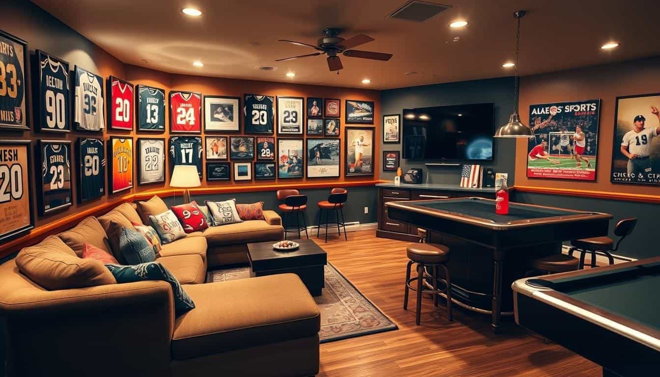 12 Sports-Themed Man Cave Ideas for Superfans