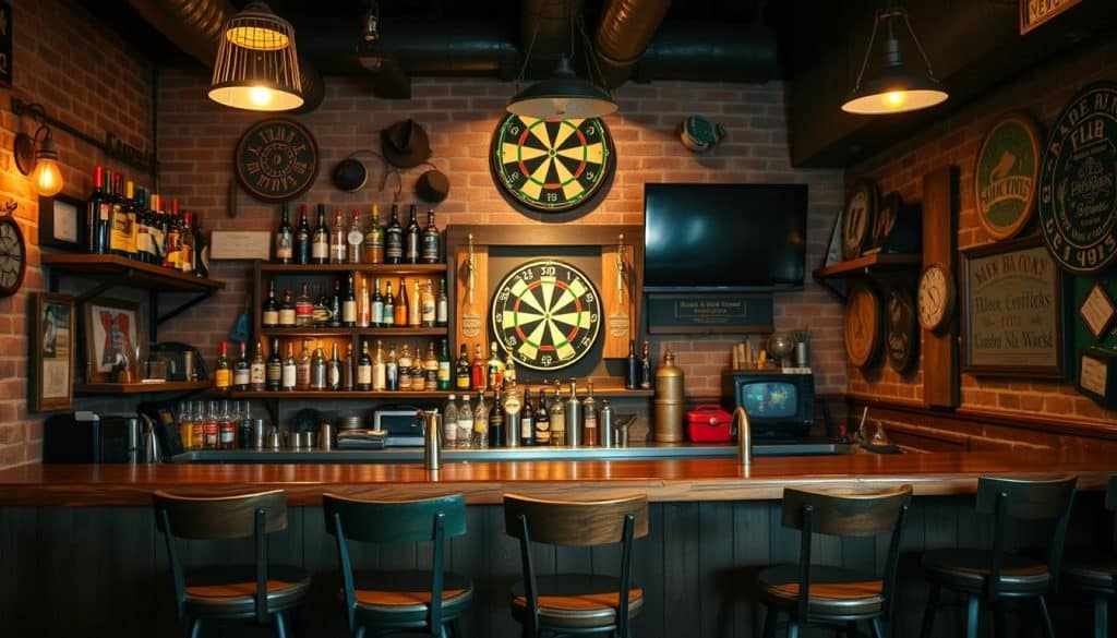 man cave bar