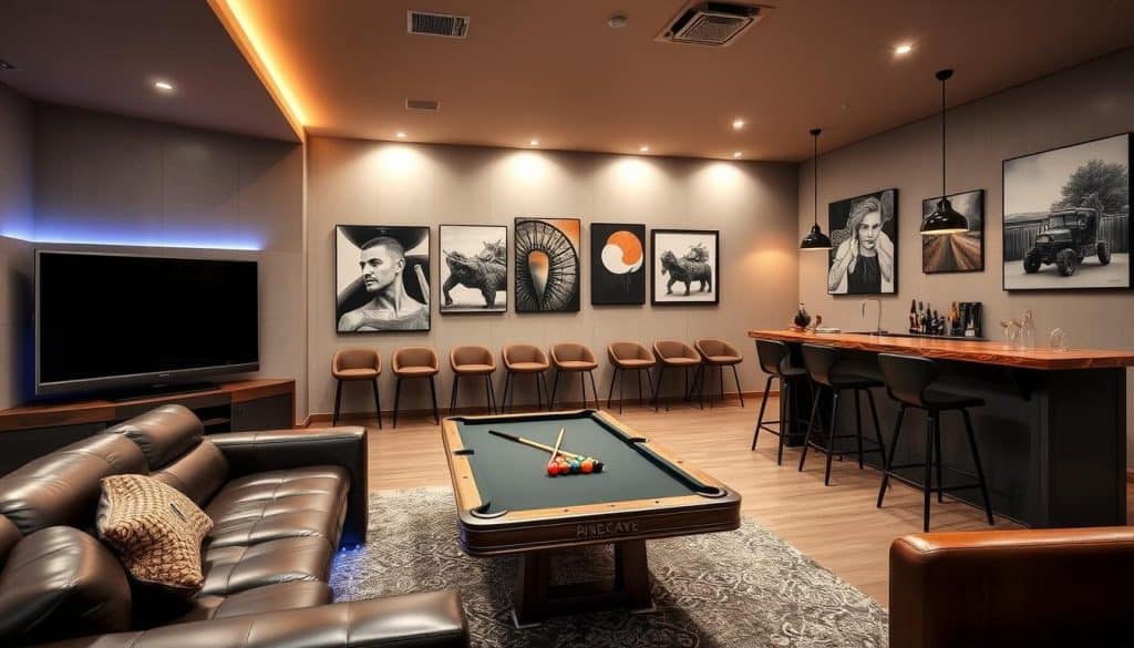 man cave design