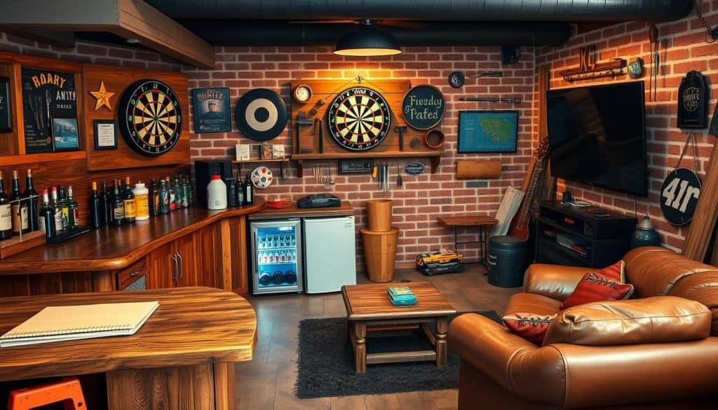 man cave planning