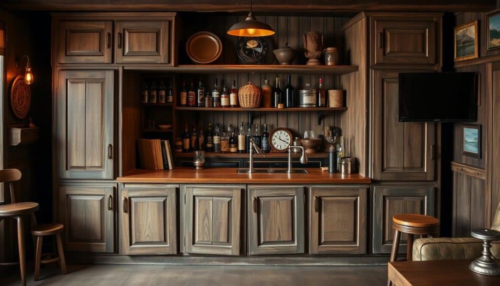 old cabinets